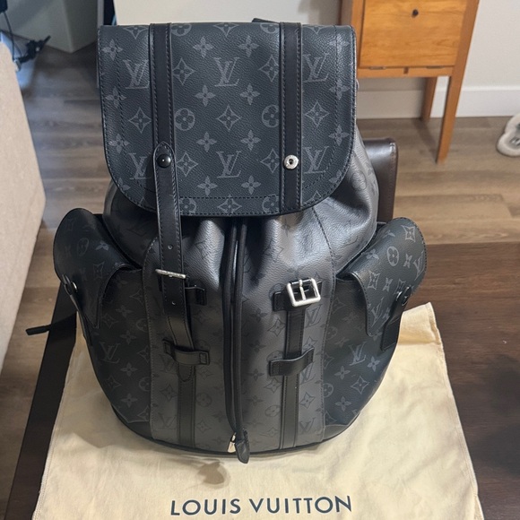 Louis Vuitton Dark Gray Monogram Backpack - Picture 1 of 4